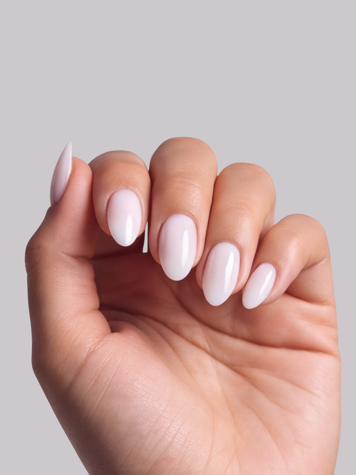 Milky white